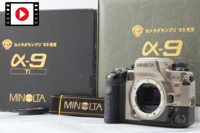 ⏯[Near MINT Boxed] Minolta α-9 Ti alpha Maxxum Dynax SLR Film Camera From JAPAN