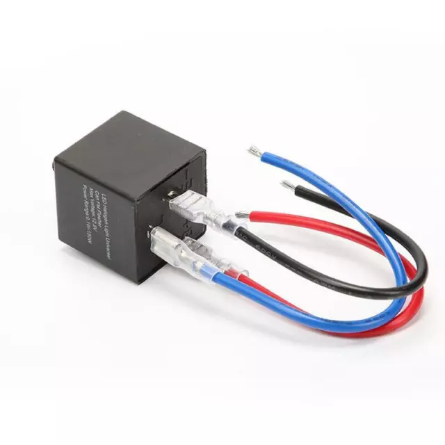 12V Wired Indicator Flasher Relay for Motorcycle Bike Car LED Blinker 12A/ 150W