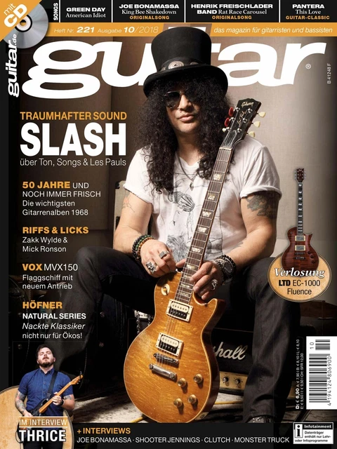 Guitar 10 2018 Avec Gitarre Playalongs Et Workshop Slash