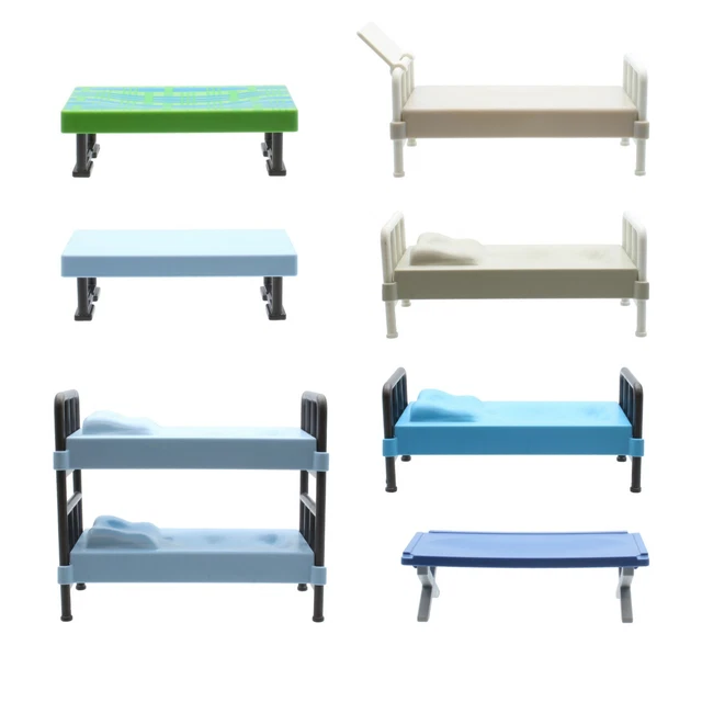 PLAYMOBIL BED CAMP Cot Lounger Loft Barracks Fort House Hotel Castle