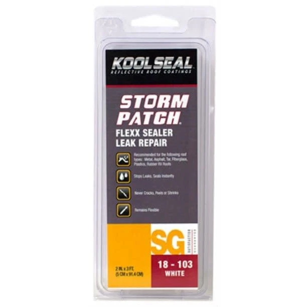 Storm Patch Flexx Sealer Leak Repair 2" x 3' 18-103 White