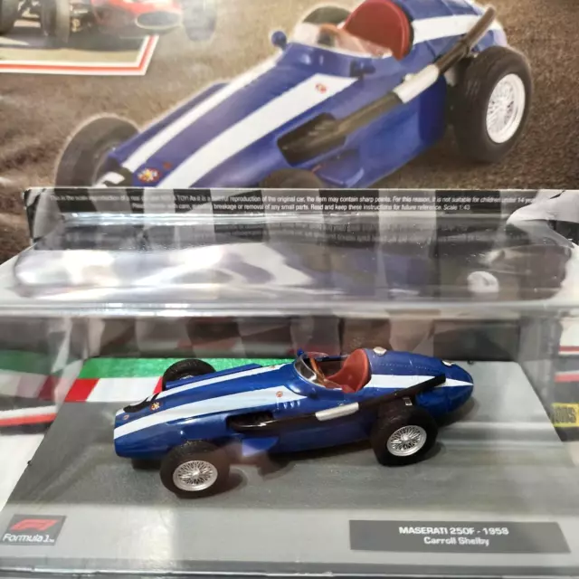 #150 Maserati 250F – 1958 Carroll Shelby 1:43 Scale Formula 1 Car Collection