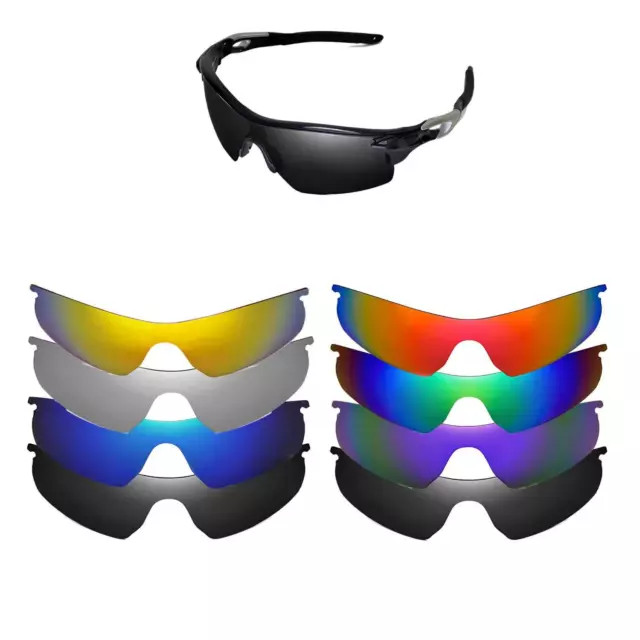 Walleva Lentilles Rechange pour Oakley Radarlock Pitch - Multiple Options