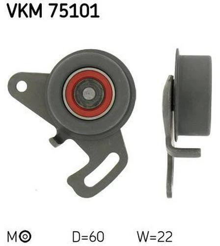 SKF Galet tendeur de courroie de distribution Poulie-tendeur VKM 75101 60mm 22mm