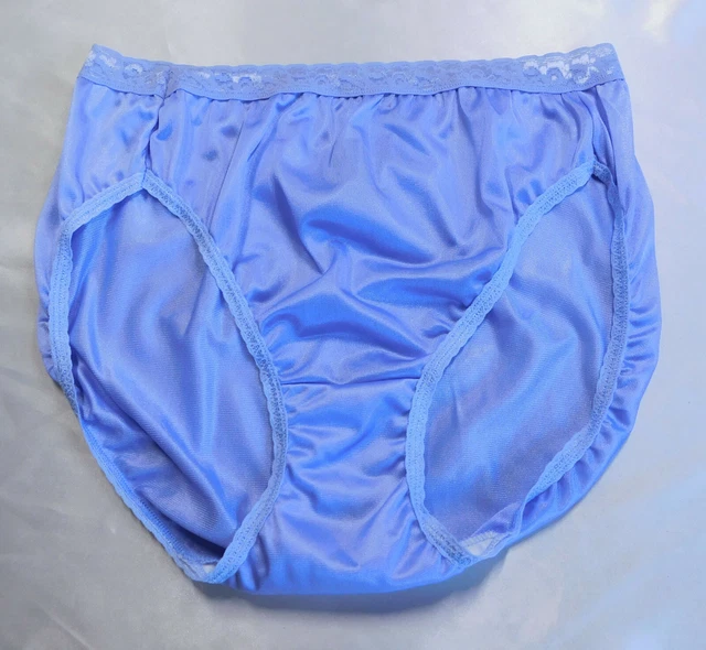 NEW HANES NYLON HiCut Panty Brief Lace Waist Thin Amost Sheer Baby