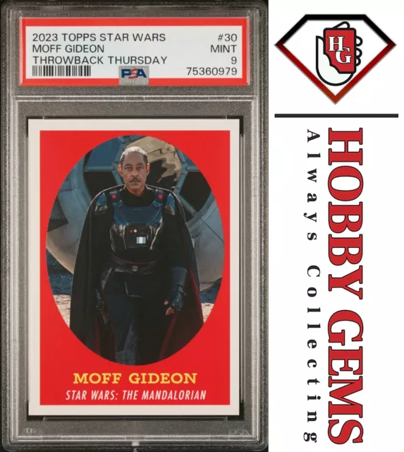 MOFF GIDEON PSA 9 2023 Topps Star Wars Throwback Thursday TBT #30 C2
