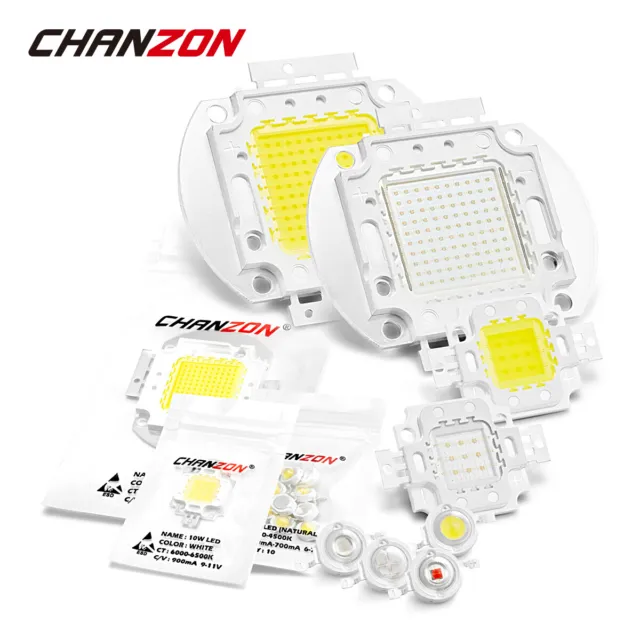 High Power Led Chip 1W 3W 5W 10W 20W 30W 50W 100W Emitter Diode Smd Light Bulbs