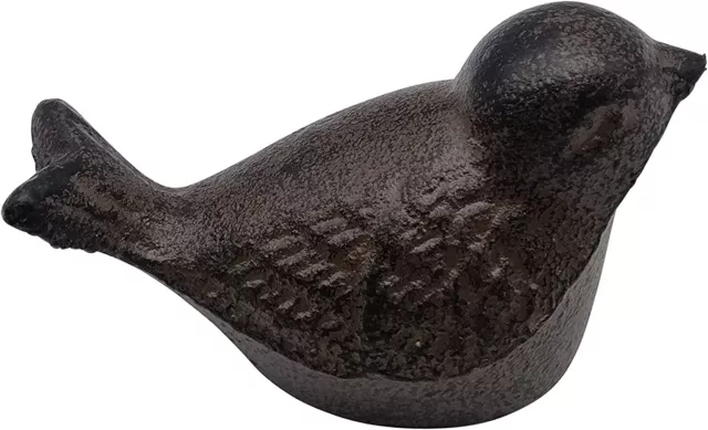 Comfy Hour Antique and Vintage Animal Collection Cast Iron 8  Bird Figurine, Bro