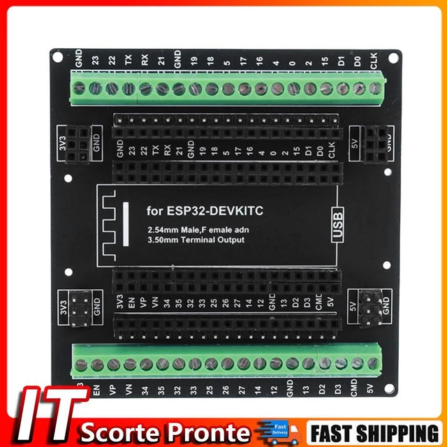 HALJIA Scheda di espansione GPIO di tipo T Breakout Board per Microbit Programmabile STEM Kit di apprendimento educativo compatibile con BBC Micro:bit V2, V1 scheda controller(senza micro bit