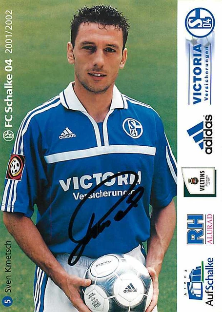 SVEN KMETSCH ORIGINAL Autogrammkarte FC Schalke 04 ca.10cm x 15cm EUR