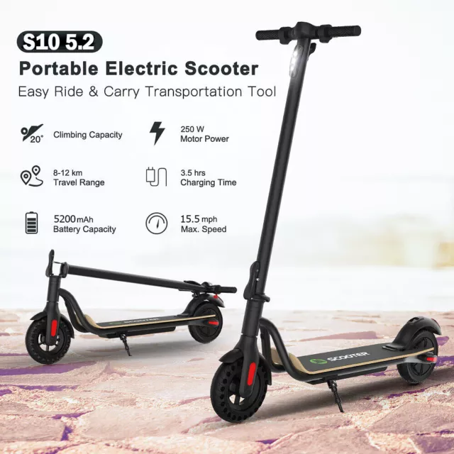 Megawheels S10 5.2AH Long Range EScooter Electric Scooter 15.5MPH Fast Speed NEW