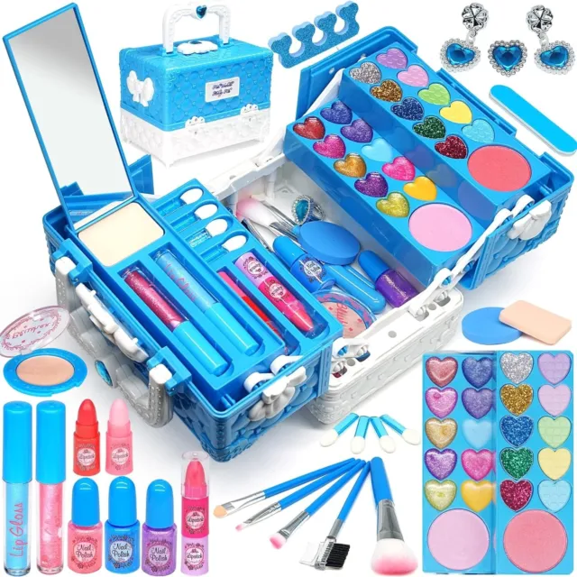 Kit de Maquillaje Para Niña Set Cosméticos Lavable Regalo Cumpleaños