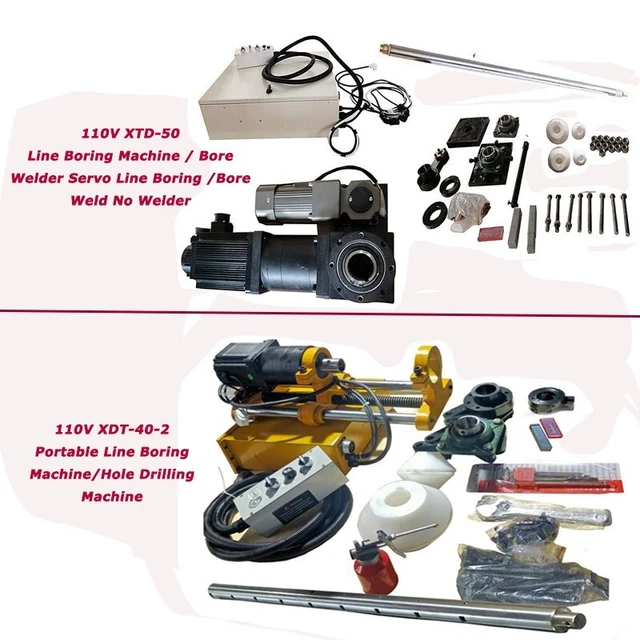 Servo Line Boring Bore Welder XTD50 &Line Boring Machine Hole Drilling XDT40 US