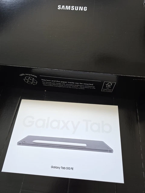 SAMSUNG GALAXY TAB S10 FE 128GB with S Pen in Grey £307.52 - PicClick UK