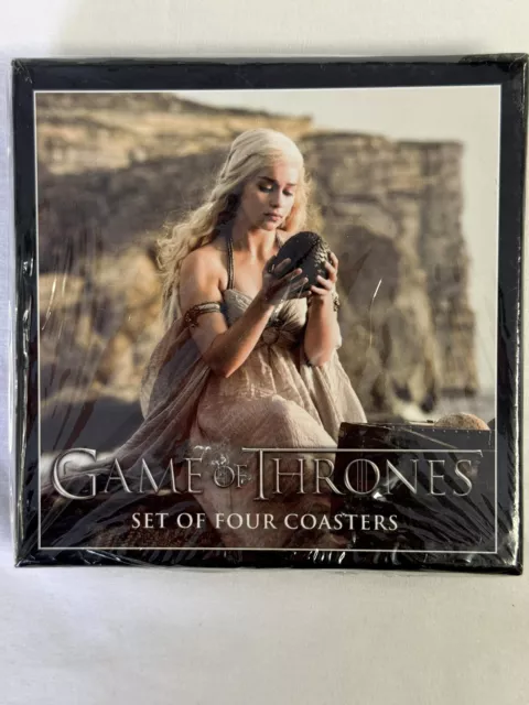 Game of Thrones Coasters (Set of 4) by Dark Horse Deluxe New Sealed