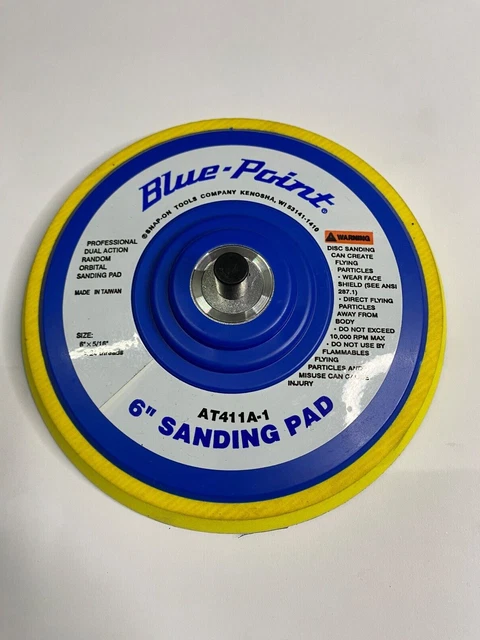 BLUE POINT TOOLS (da Snap-On) Pad levigatura di ricambio 6" per levigatrice AT411A DA