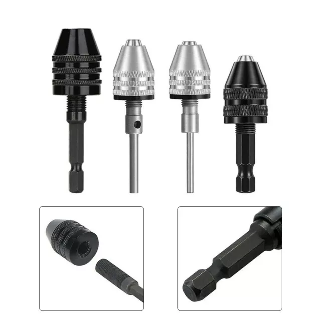 Adaptateur flexible de perceuse sans clé mandrin hexagonal/tige ronde outil de