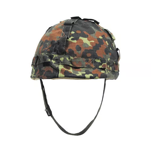 Us Style Plastica Casco Dell'Esercito Combattimento Con Bw Tedesco Flecktarn Cam