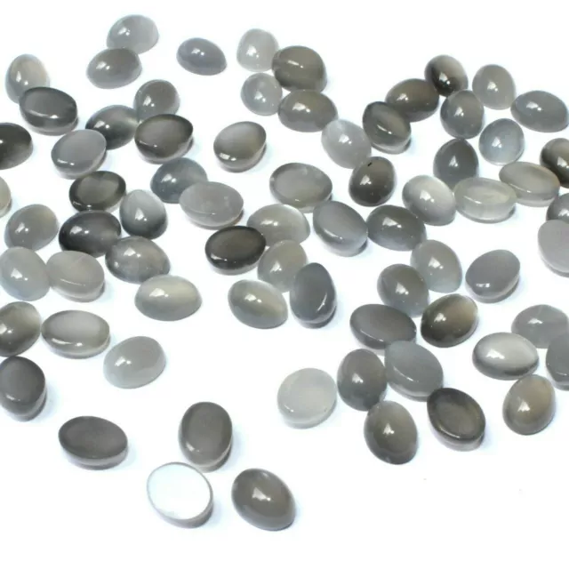 Wholesale Lot of 8x6mm Oval Cabochon Natural Moonstone Loose Calibrated Gemstone
