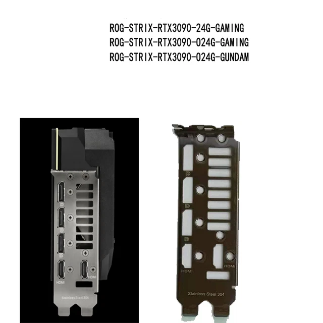 I/O IO SHIELD for ASUS ROG-STRIX-RTX3090-O24G-GAMING Video Card ...