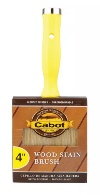 Cabot 4 Pouces W Droit Naturel Poil Teinture Brosse