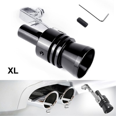 XL gas di scarico Turbo simulatore fischio Fischietto PIPE suono Muffler colpo Off valvola 