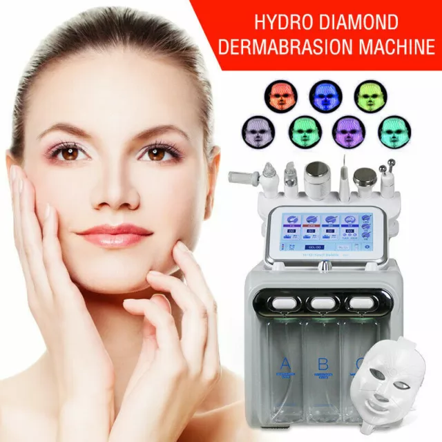 7in1 Hydra Wasser Gesichtspflegegeräte Aqua Hydro Diamond Dermabrasion Maschine