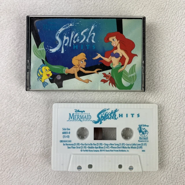 WALT DISNEY'S THE Little Mermaid Splash Hits Cassette Tape £17.13 ...