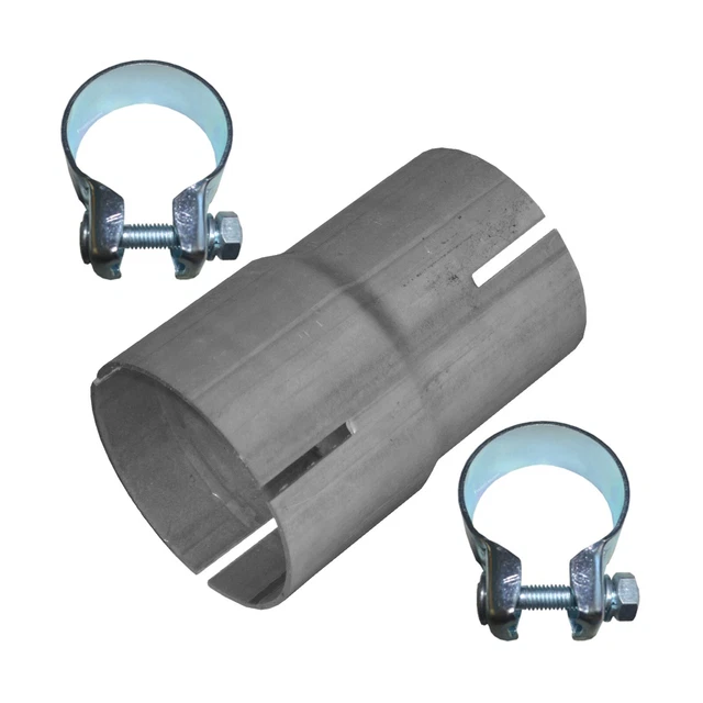 tube 55mm à 60mm Réducteur de gaz d'échappement en acier Connecteur Tuyau q*