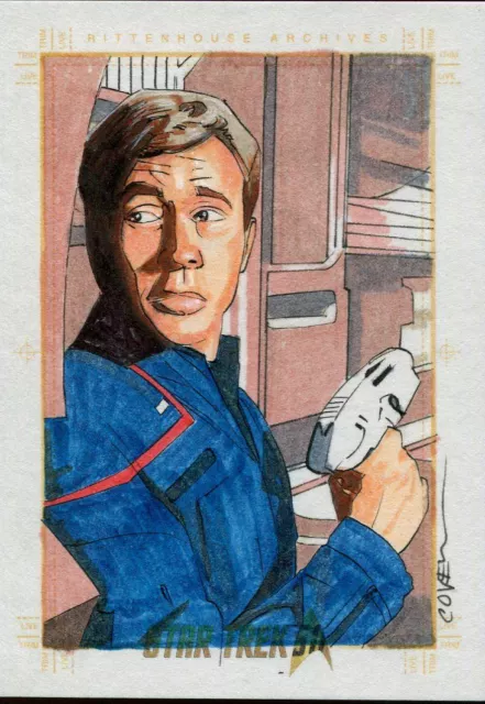 Star Trek Inflexions Sketch Card By Roy Cover