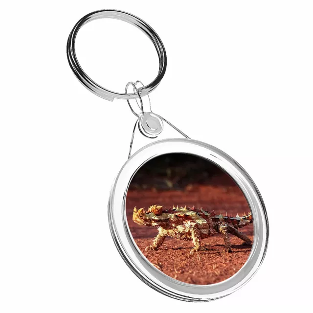 1 x Thorny Devil Lizard Australia - Keyring IR02 Mum Dad Birthday Gift #3015