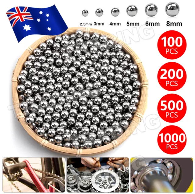 UP 1000x Steel Loose Bearing Ball Replacement Part 2.5-8mm Bike Bicycle Cycling