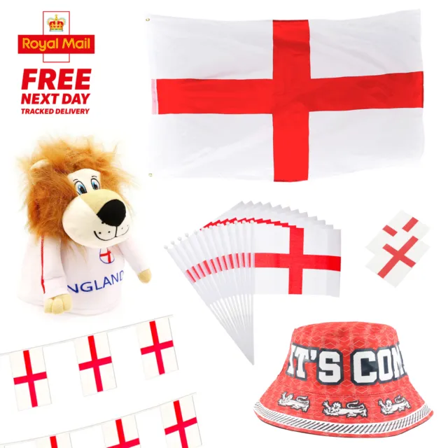 World Cup England Supporter Decorations Bundle Watch Party Pub Bar St George