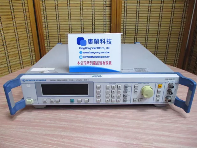 Kang Rong Scientific】  For parts or repair only  R&S SML01 Signal Generator