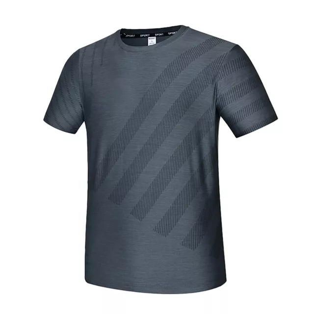 Quick Drying Casual Loose Fitness Athletic T Shirt Men's Summer Team Sports Tees