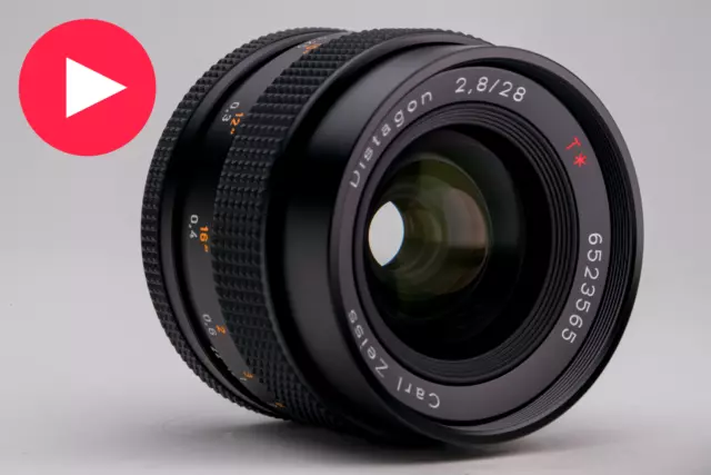 Mit Video! Top Zustand! Contax Carl Zeiss 28mm f2.8  - C/Y Mount - Made in Japan