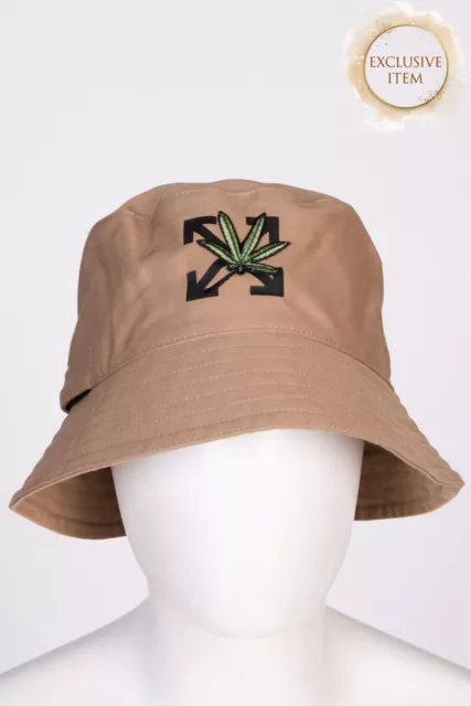 RRP€260 OFF-WHITE c/o VIRGIL ABLOH Bucket Hat One Size Arrows Weed Pocket