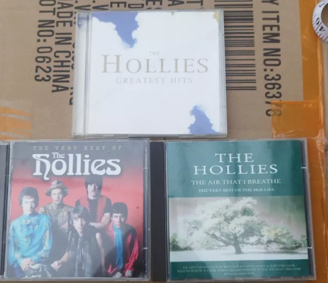 The Hollies 3x Cd Bundle The Air That I Breathe ,Greatest Hits , Very Best Of