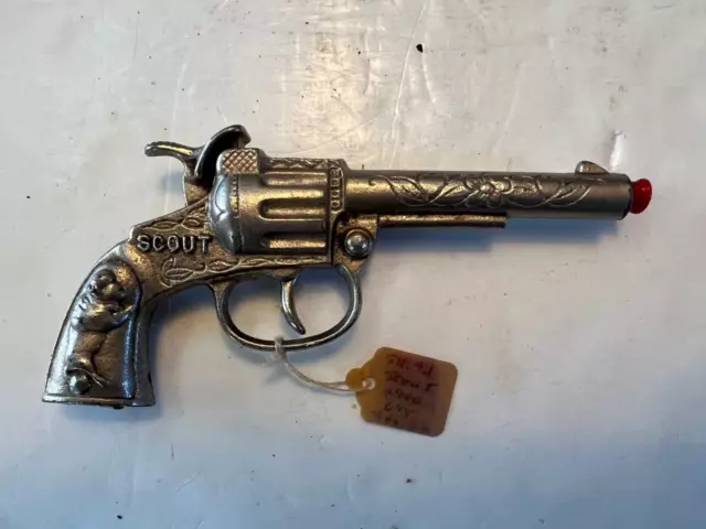 Antique Stevens “Scout” Cast Iron Cap Gun 1940 