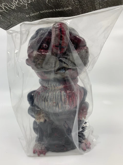 GRODY SHOGUN X DSKI ONE Peanut Death Metal Black Sofubi