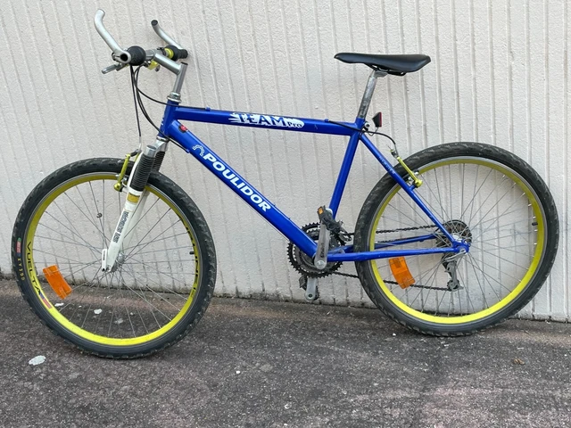 VTT POULIDOR MR 350 Rouge Homme - Neuf Et Prêt à Rouler