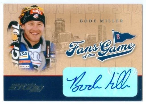 Bode Miller "Autograph Card" Donruss Fans Of The Game