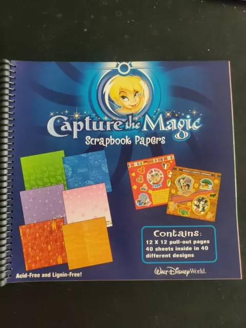 Disney Capture The Magic  Scrapbook Paper