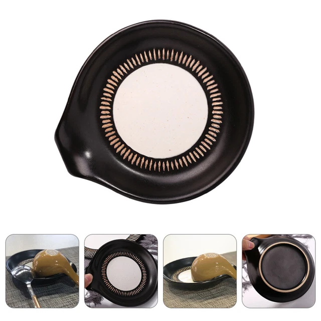 Cuchara de cerámica soporte para cucharas de cocina multifuncional soporte para utensilio de cocina f