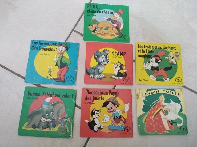 Lot De 11 Mini Livres Hachette - Année 1960 - Vintage - Contes Et BD Humoristiques