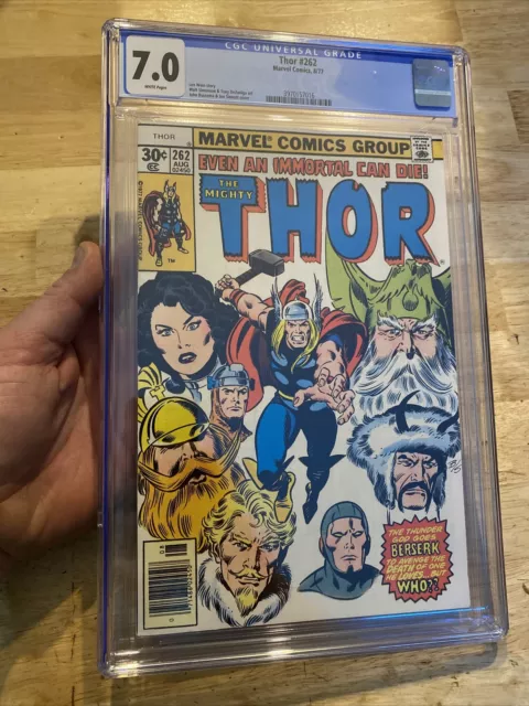 Thor CGC 7.0 Marvel Action Comics Vintage Collector Annual #262 INVESTMENT 1977