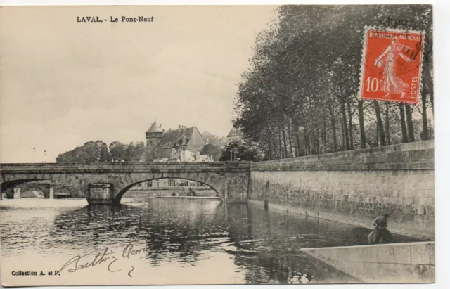 LAVAL - Mayenne - CPA 53 - le pont neuf