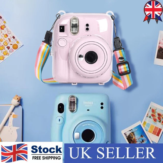 Mini Camera Bag PC Crystal Protective Shell Transparent for Camera Instax Mini12
