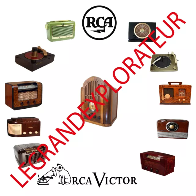 Ultimate RCA Victor Vintage Audio Radio Service Repair manuals 1050 manual s DVD