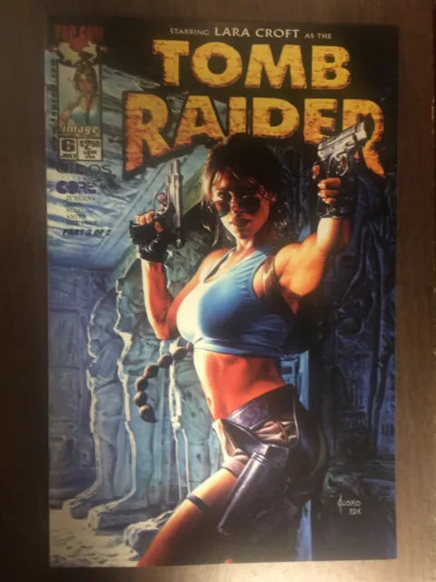 2000 Top Cow Image Tomb Raider #6 By Jurgens Lara Croft Jusko Variant A-(m)